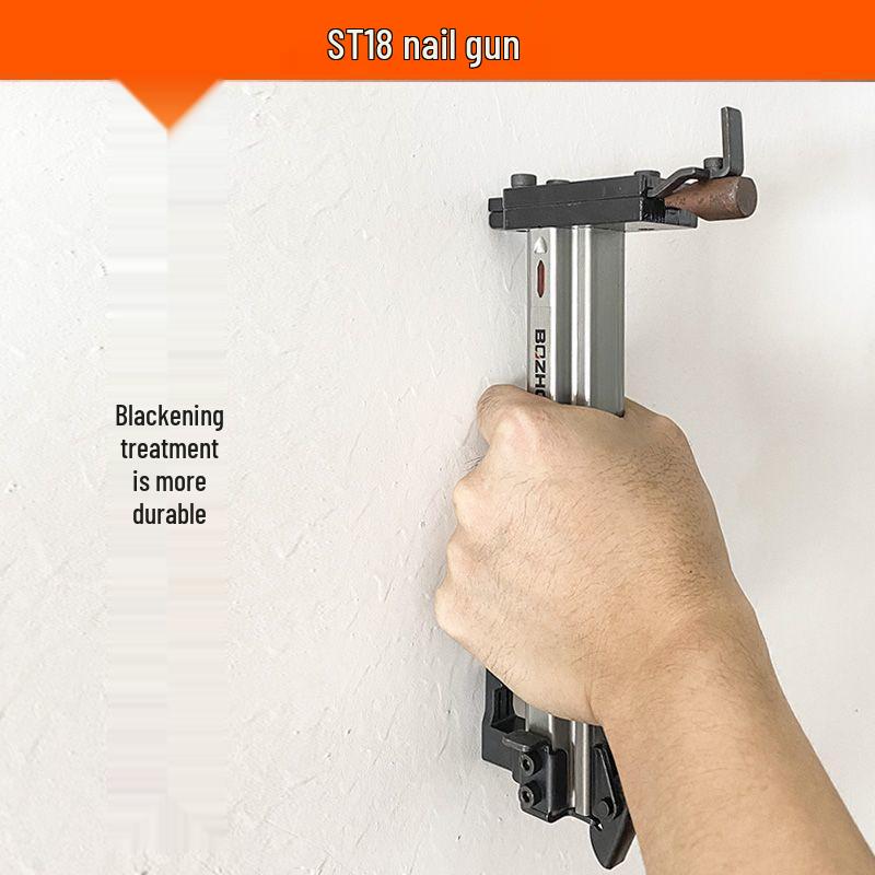 

Automatic Wire Stapling Tool for Woodworking and Cement Walls