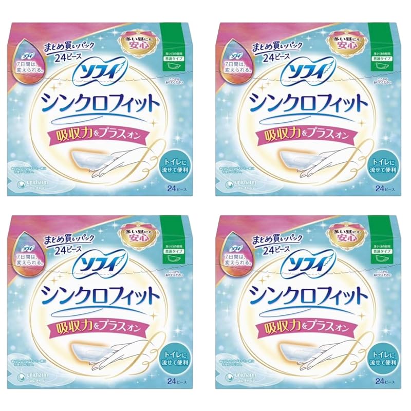 

[Bulk purchase bonus included] Sophie synchro fit For daytime use on many days Contains 24 pieces Add on absorption power Purchase bonus includes