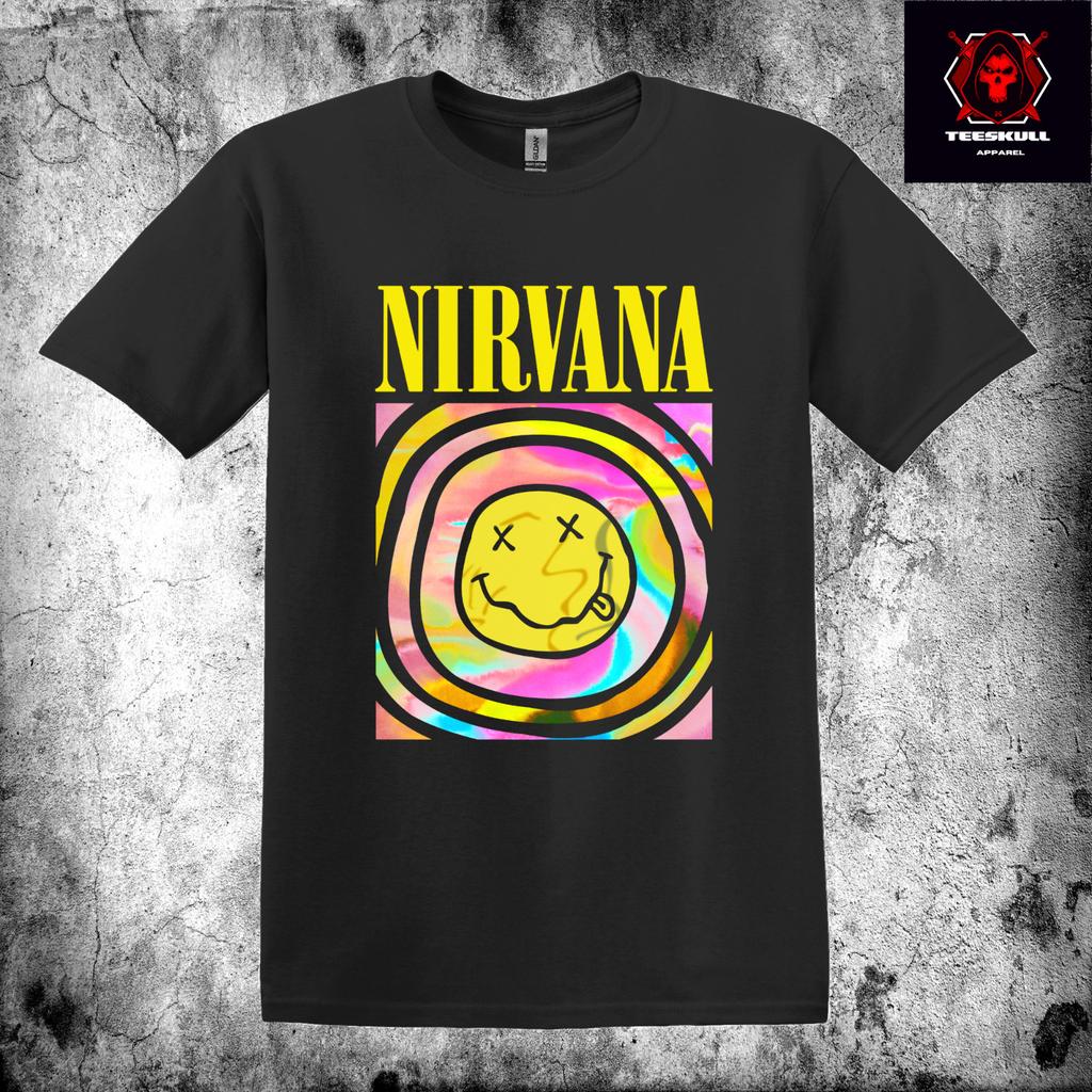 Nirvana Heavy Metal Rock Band T-Shirt Unisex Erwachsene Schweres Baumwoll-T-Shirt S3XL