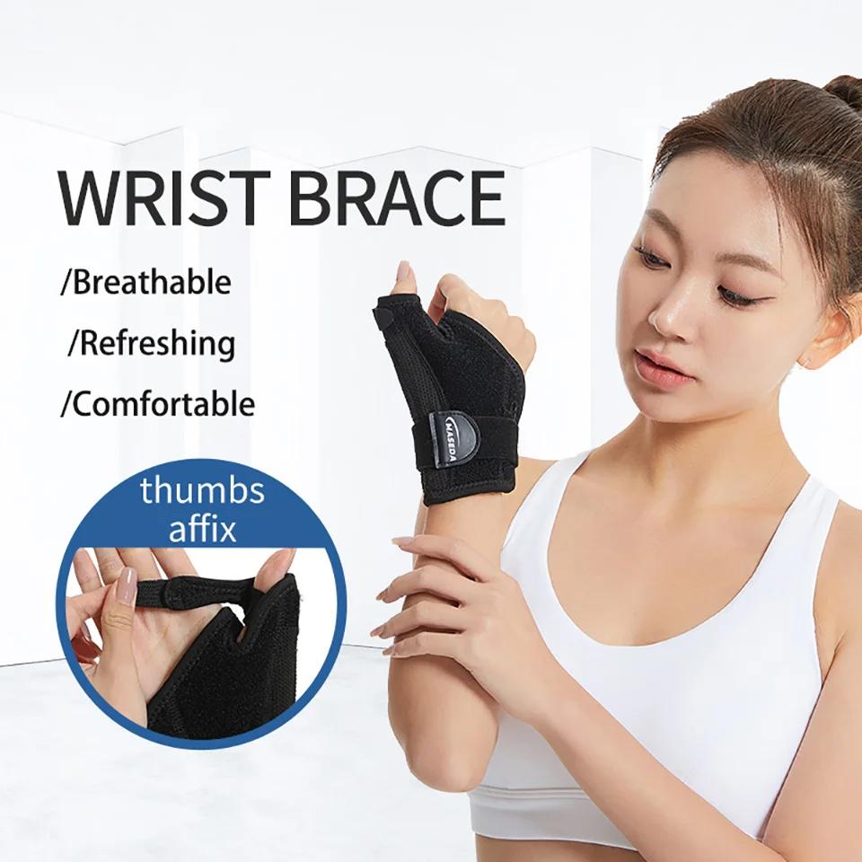 1Pcs Wrist Brace Support for Sprain Relief Forearm Splint Band Gym Training Wraps Weight Lifting Strap