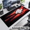 Custom Name Text Mouse Pad Ajax Amsterdam Personalized Desk Pad For Work And Gaming