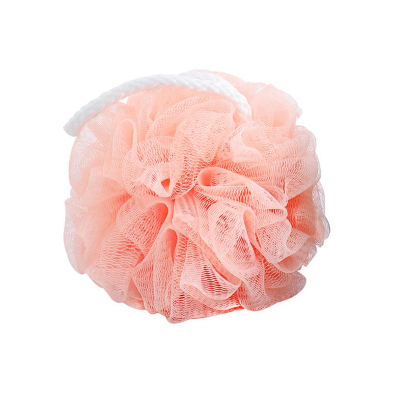 Premium Enlarged Durable Bath Ball - Soft, Solid Color, Non-Dispersing Foaming Net for Effective Back Rubbing and Bathing