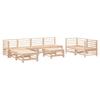 VidaXL Salon de jardin 9 pcs Bois de pin massif 3186298