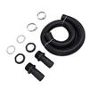 Rain Barrel Hose Connector Kit 39.4 Inch Plastic Rain Barrel Diverter Linking Kit for Rainwater