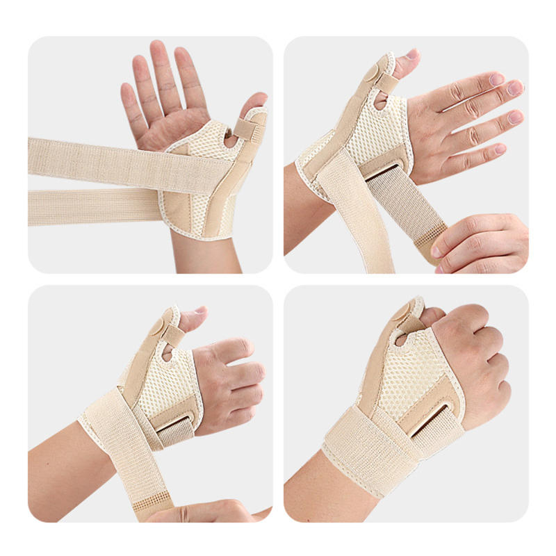 Flexible Schiene Handgelenk Daumen Stütze für Sehnenscheidenentzündung Arthritis Schmerzlinderung Atmungsaktiv Linke Rechte Hand Schützer