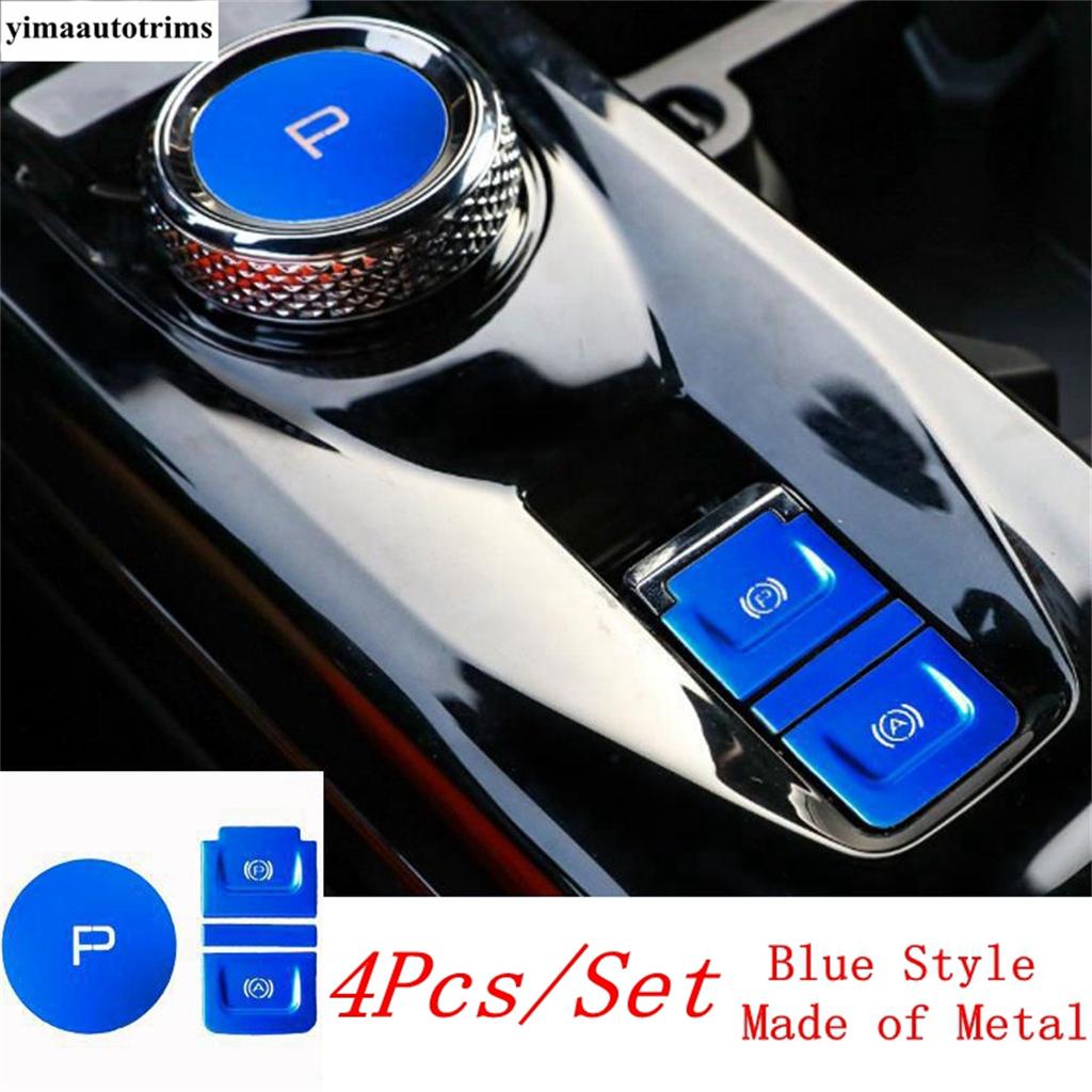 Auto P Button Hand Brake Gear Key Shift Knob Sequ Decor Cover Trim Red Interior Accessories For Haval Dargo / H6  - 2024