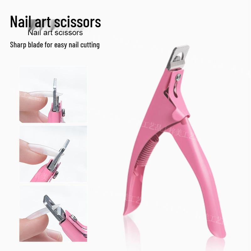 

U-образные кусачки для ногтей и инструменты для маникюра для наращивания кристаллами