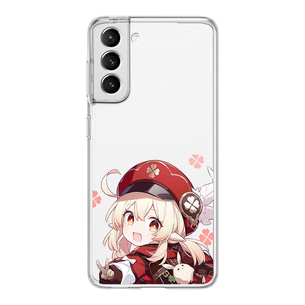 

Genshin Impact Game Phone Case For Samsung Galaxy S23 S22 Ultra S20 S21 FE 5G S10 S10E S9 S8 Plus 4G Soft Silicone Clear Cover Samsung S21 Plus