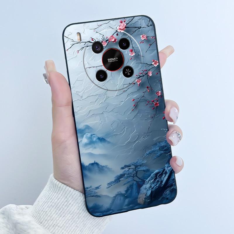 Cute Cartoon Case For ZTE Blade V70 MAX / ZTE Nubia V70 Max Printing Shell Protective Cover Soft Silicone Black Casing