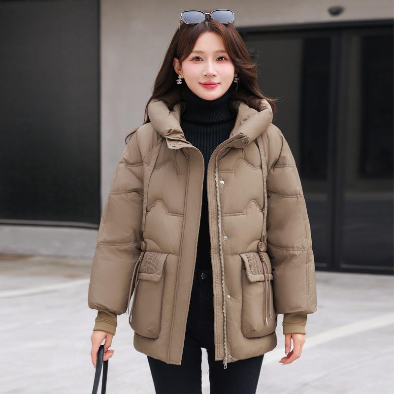 Women's Cotton Clothes, Jackets, Autumn and Winter Large Size Cotton-padded Clothes, Large Pockets, Fashionable and Versatile