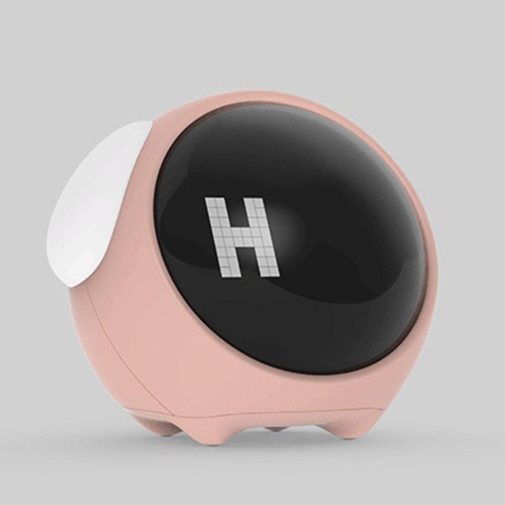 Expression Table Alarm Clock Night Light Creative Cute Electronic Alarm Clock Snooze Function Decorations for Living Room