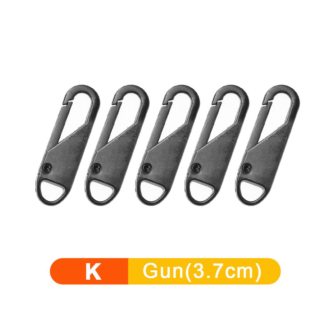 5/1 pz Tiracerniera staccabile universale Kit di riparazione per cerniere in metallo di ricambio per valigie, borse, vestiti e cursori per cerniere