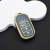 4/5-Button TPU Smart Key Fob Cover for Honda CR-V HR-V Civic Accord Fit Pilot Passport – Durable Protective Case Key Chain Rings
