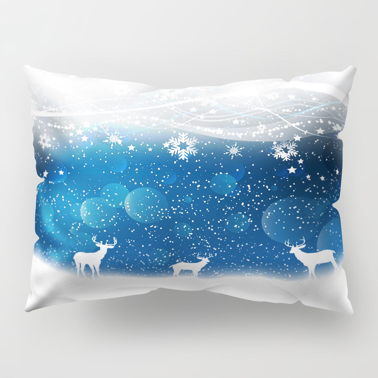 

Рождественский подарок Новогодний подарок Полиэстеровая подушка Подушка для автомобиля Домашняя спинка Длинная подушка Наволочка 50 * 30Cm without pillow core