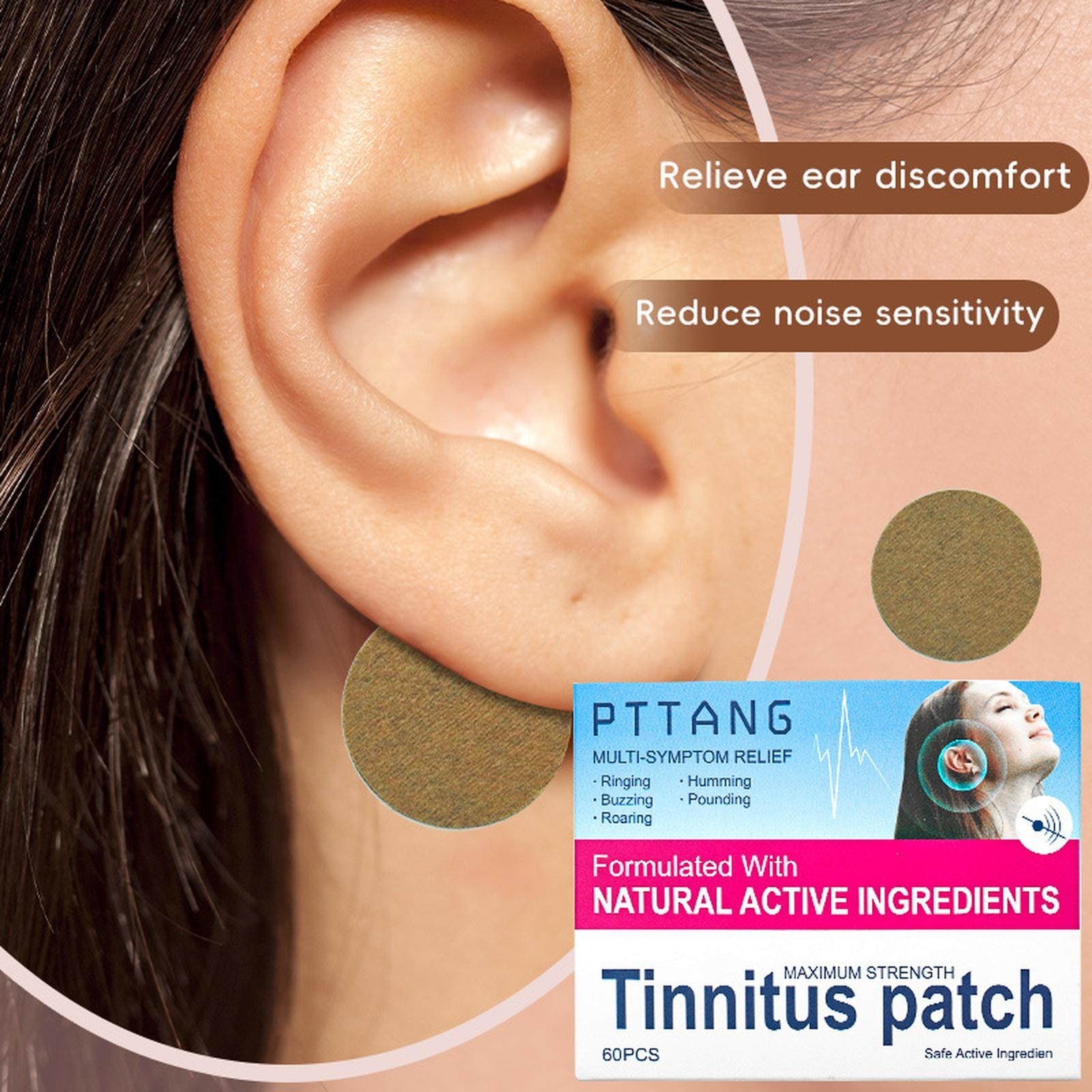 

Натуральні пластирі для полегшення тинітусу - 60 штук Смужки для полегшення дискомфорту у вухах one size