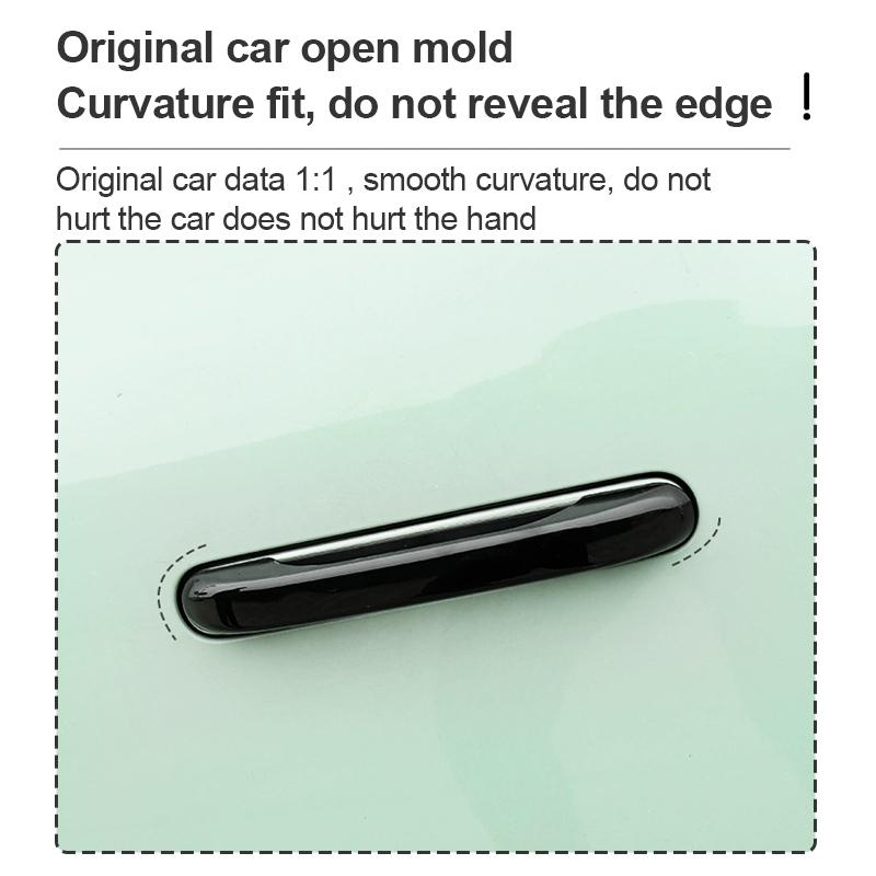 For Leapmotor C01 C10 C11 Car Door Handle Sticker Car exterior Patch Decorative Stickers Modification Stick-on Auto Accessories