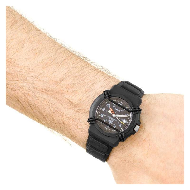 Casio Seria YOUTH - trzy wskazówki, zasilanie na dziesięć lat, lekka i odporna na wstrząsy, mechanizm kwarcowy, pasek żywiczny, japoński i koreański HDA-600B-1B