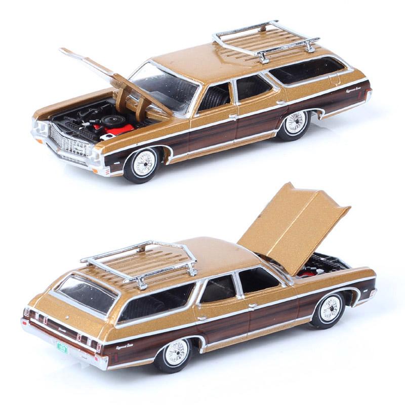 Auto Star AW Scara 1/64 Vechi Chevrolet Impala 1970 Kingswood Estate Break Model Metalic Auto Chevy Jucărie
