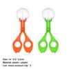 2Pcs Nature Exploration Toy Skill Development Hand-eye Coordination Smell-less Plastic Scissor Clamp Small