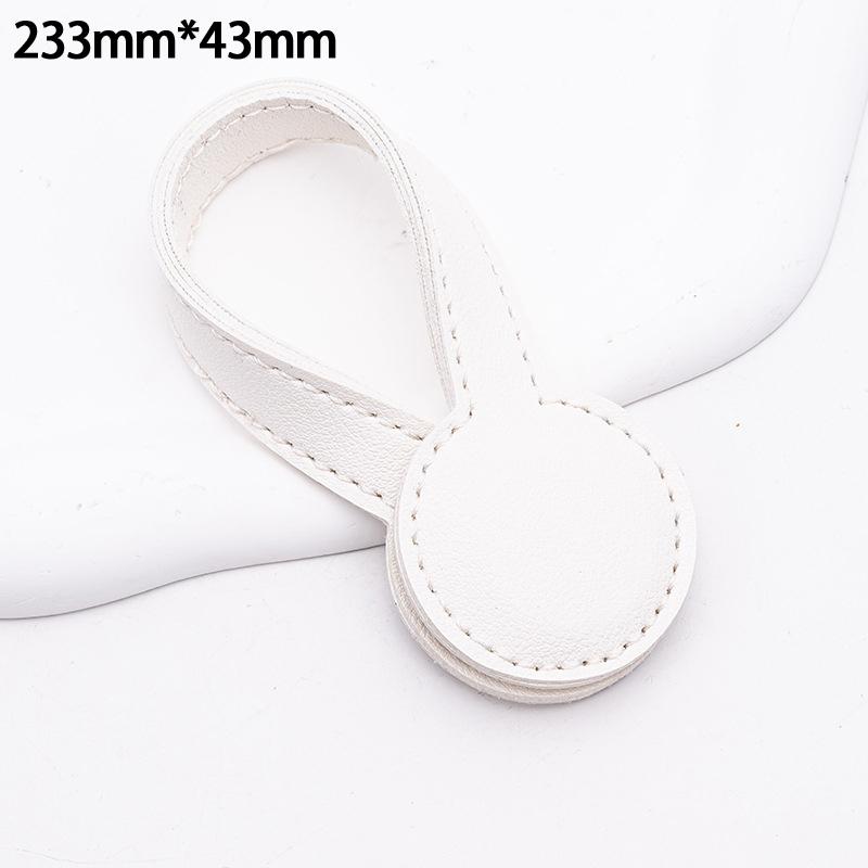 Multi-Purpose Pu Leather Magnetic Hat Clip Strong Magnetic Round Organizer Clip Travel Bag Charms Luggage Accessories