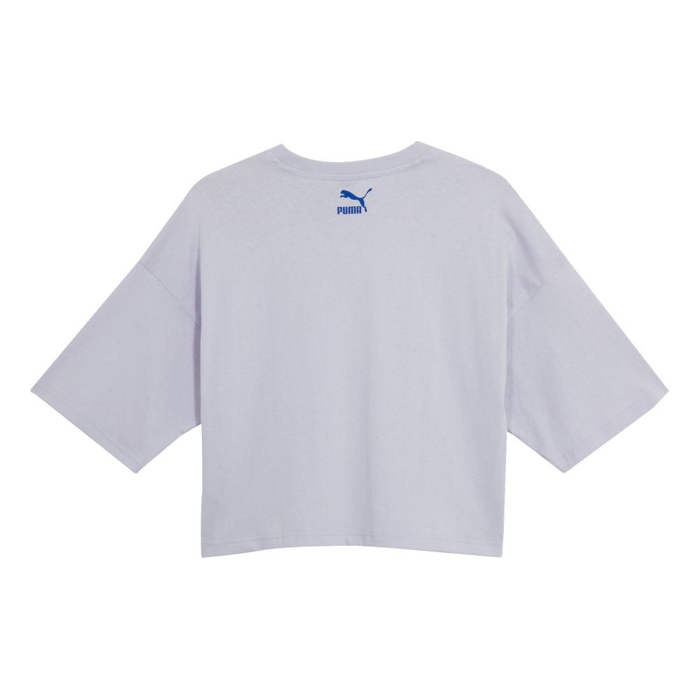 

Новые женские футболки PUMA светло-фиолетового цвета 627175-68 S