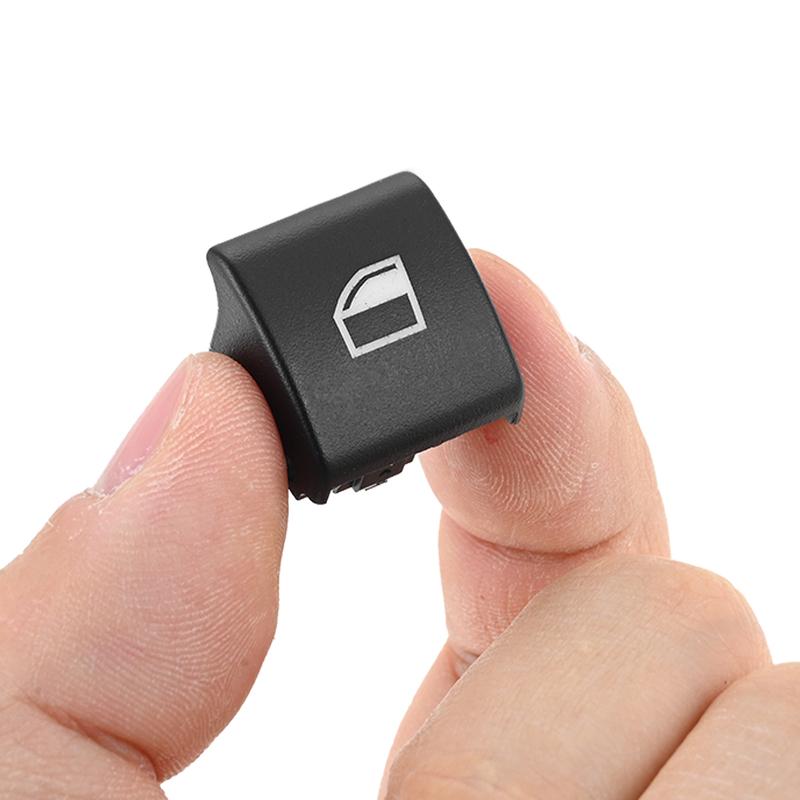 1Pc Black Window Adjustment Switch Button Cover 61318381514 Car Interior Window Switch Button For BMW 3 SeriesE46 1997-2000