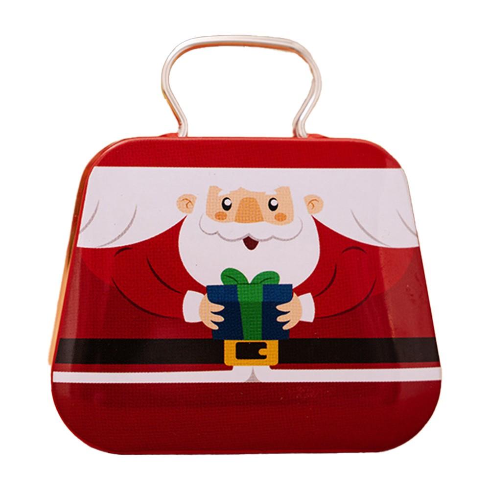 

Christmas Cookie Tin with Handle Stylish Way to Carry Your Festive Treats A