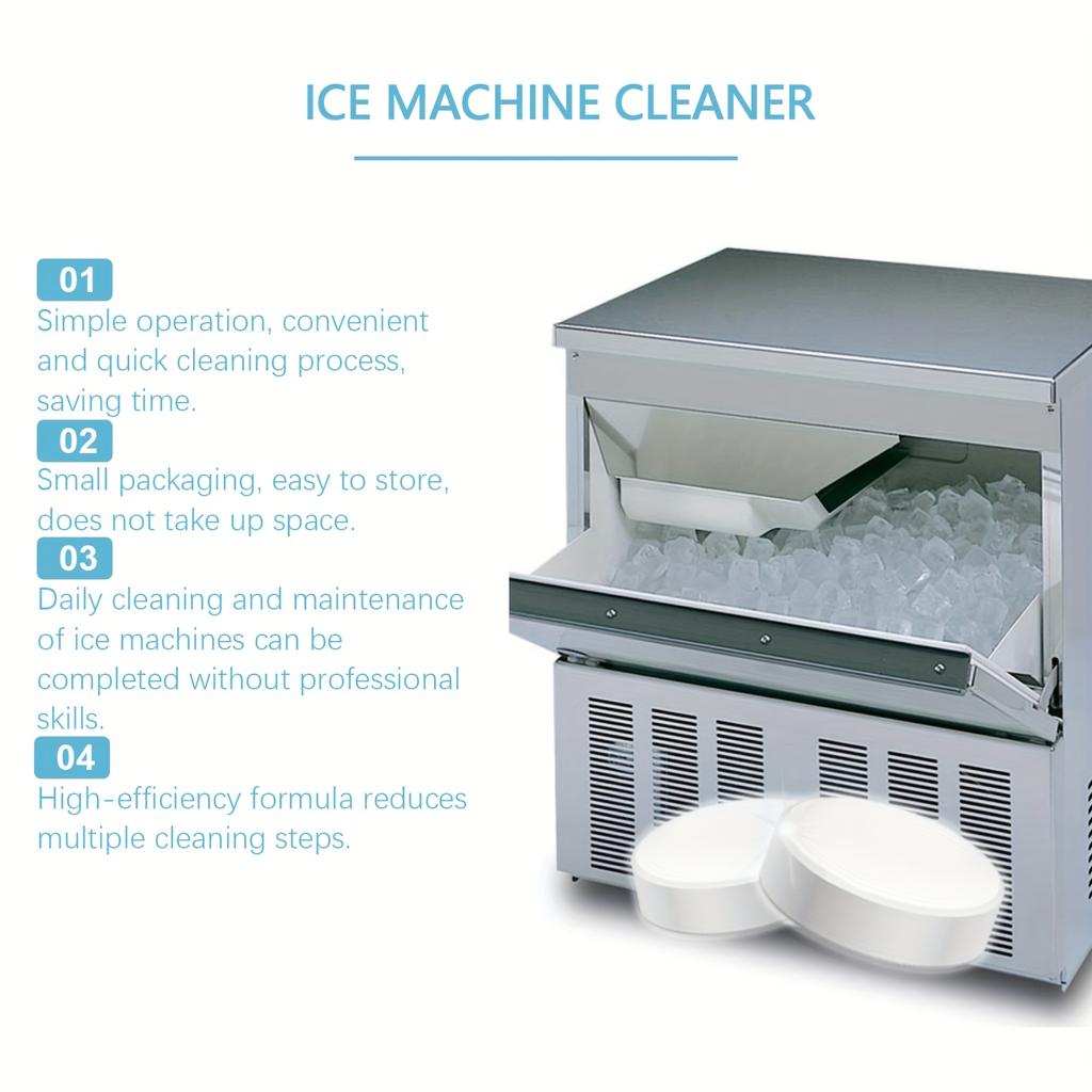 100 Tablets Ice Machine Cleaner Cleaning Tablets For Descaling Deodorizing Prolonging Ice Maker Lifespan,Coffee Machine Cleaning