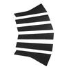 6PCS Car Door Window Pillar Posts Cover Trim Exterior Door Window Pillar Panel Decorative Cover Replacement for     Cherokee 2011-2021