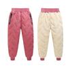 Winter Girls Warm Pants Fashion Boys Casual Waterproof Thicken Sweatpants Childrens