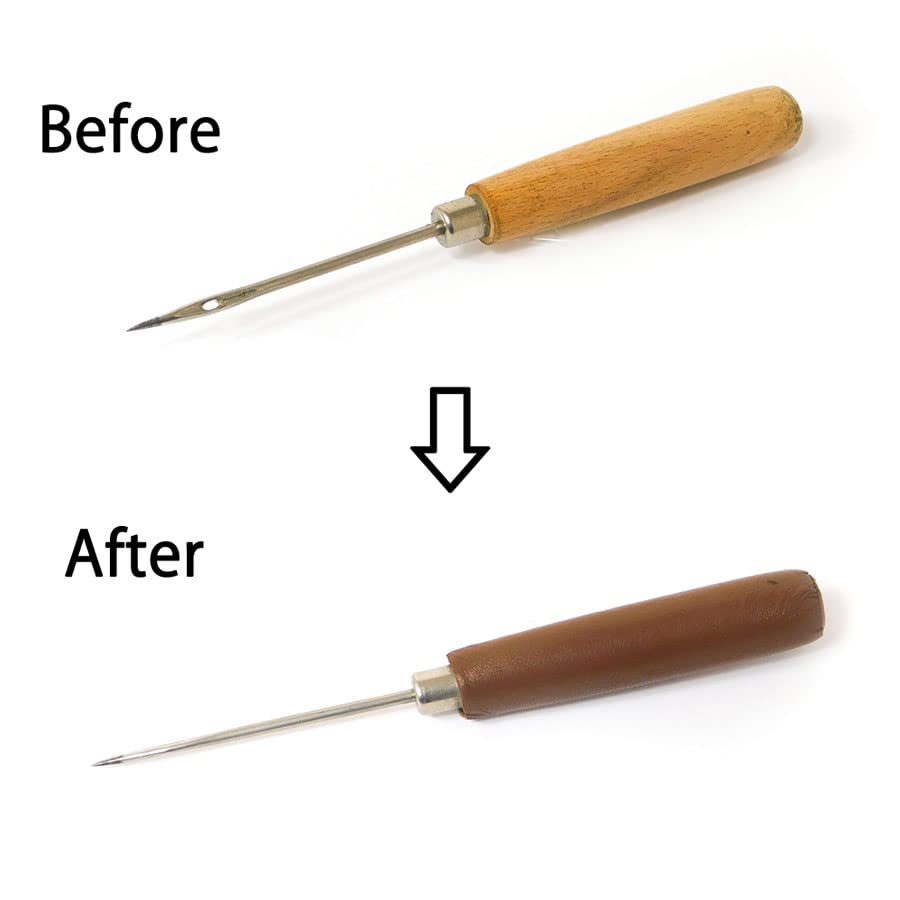 Genuine Leather Repair Remake 1 Sheet Sheet, Sheet, A4, Brown