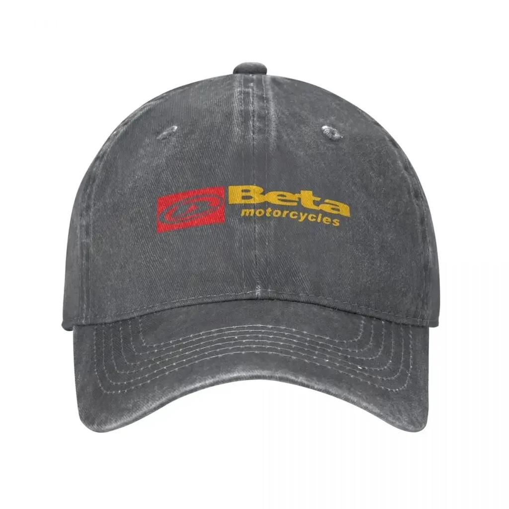 Vintage Beta Race Motor Baseball Cap Unisex Distressed Denim Snapback Hat Motorcycles Outdoor Summer Caps Hat