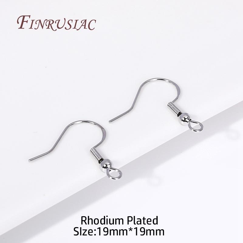 Großhandel 18K Gold Plated Ohrhaken Ohrbügel Für DIY Ohrring Schmuckherstellung Zubehör