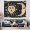 Starry Sky Dream Wall Hanging  Home Decor Tapestry Featuring Sun and Moon Patterns