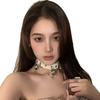 Bell Collar Girlfriend Neck Strap Chain Traction Rope Collar sm Sex Collar Necklace Metal