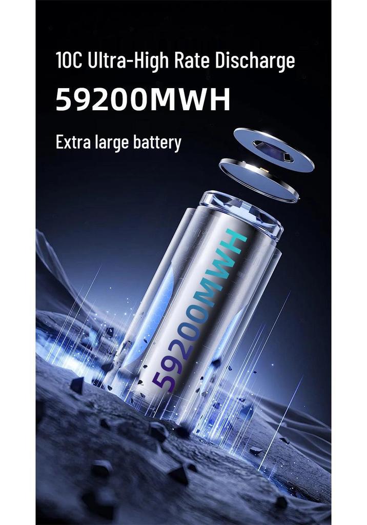 Cross-Border MINI X64 Turbo Fan with 64-Core Brushless Motor and 20W Fast Charging