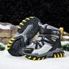 Winter Fashion High-top Sneakers for Children Warm Plush Snow Boots Child Waterproof Sneakers Boys Non-Slip Outdoor Boots 30-39