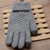 Knit Wool Man Women Winter Keep Warm Mittens Gloves 
