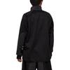 Y-3 FW22 Logo Patch Mixed Fabric Fleece Jacket Unisex Jacket Black HN1969