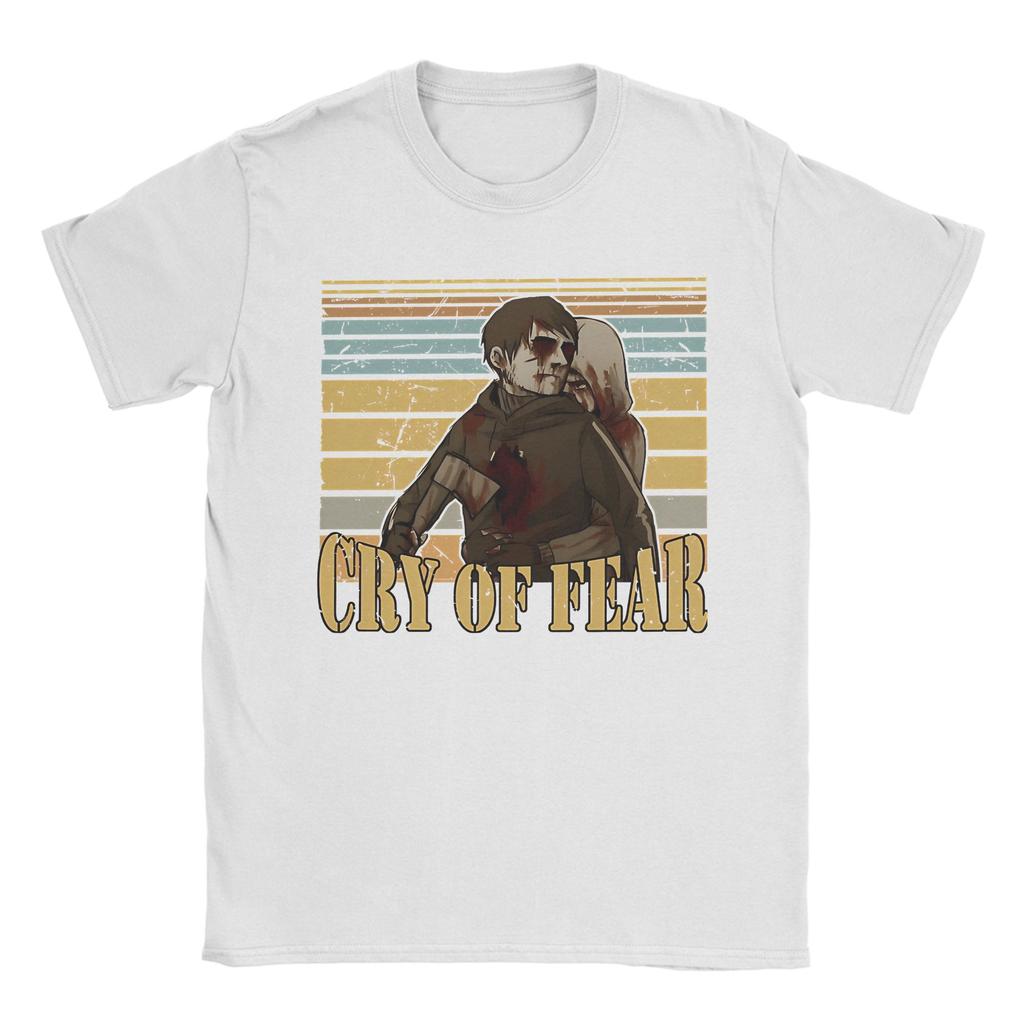Simon Henriksson Cry of Fear Graphic Printed T Shirts for Unisex Women Pure Cotton Tee Shirt Clothes
