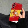 S-Spain Spanish Flag Art  Phone Case For Samsung S25,S24,S21,S22,S23,S30,Ultra,S20,Plus,Fe,Note,10,9,5G Black Cover
