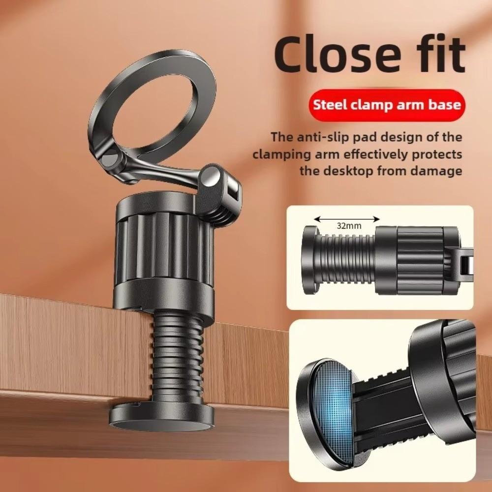 Metal Magnetic Phone Holder 360° Rotating Travel Phone Holder Phone Holder Phone Stand  Airplane