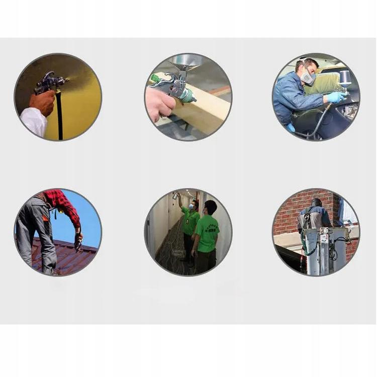 Rosfix Pistolet Natryskowy Wysokociśnieniowy – Zbiornik 1L | Dysza 2mm | Ergonomiczny Design i Trzy Tryby Natrysku