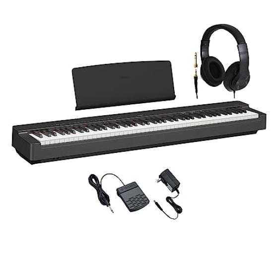 

YAMAHA P-225B Black Electronic Piano 88 Key Headphone Set Yamaha