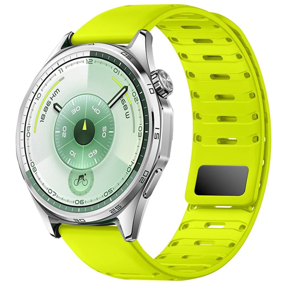 22mm Silicone Strap For Huawei Watch 5 4 3 46mm GT6/5/3/2 Pro GT6/5/4/3 46mm Sport Magnetic Buckle Adjustable Bracelet Wristband