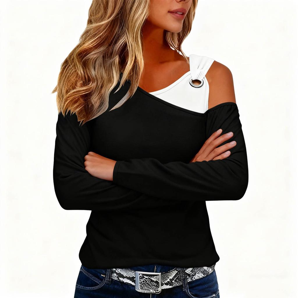 Women's Blouse Fashionable And Casual T-shirt Top