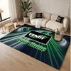 Tappeto Personalizzato Stampa Motivo Fendt Nome Testo Morbido Antiscivolo Tappeto per Pavimento per Decorazione Interna Casa