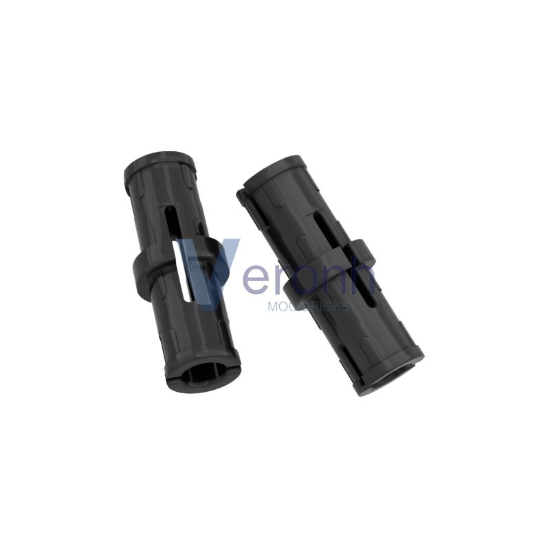 200 PCS Technical 2L 3L Pin with Friction Ridges 2780 6558 Brick Compatible All Brand High-Tech Building Block MOC Replace Parts