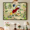 DIY Diamond Painting Donald Duck Making Money Cross Stitch Kit Mosaic Art Diamond Painting Full Circle Diamond Home Decoration
