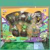 Zombies Vs Plants Plastic Toys Car With Return Mechanism For Children Gifts